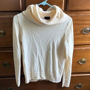 Talbots Ivory Cowl Neck Sweater